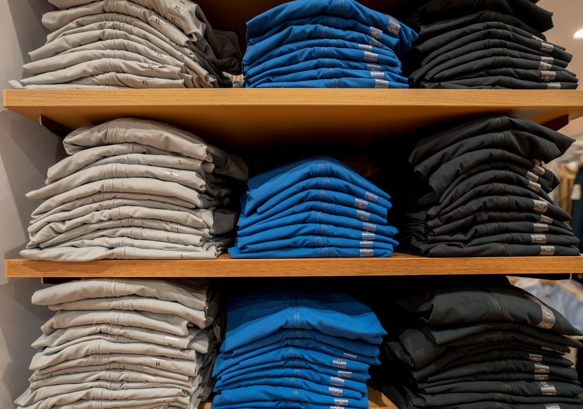 Neatly Folded Clothes Shelf 2024 Feb 14