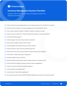 Shopify Automated Inventory Checklist 1