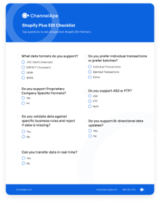 Shopify Plus EDI Checklist 1 1