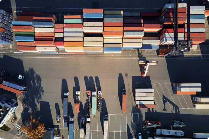 containers warehouse aerial view for insights containers warehouse aerial view for insights